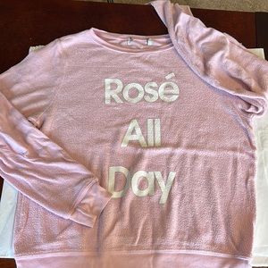 Wild fox sweater “Rose All Day”. Super cozy. Pink. Worn a few times. GUC